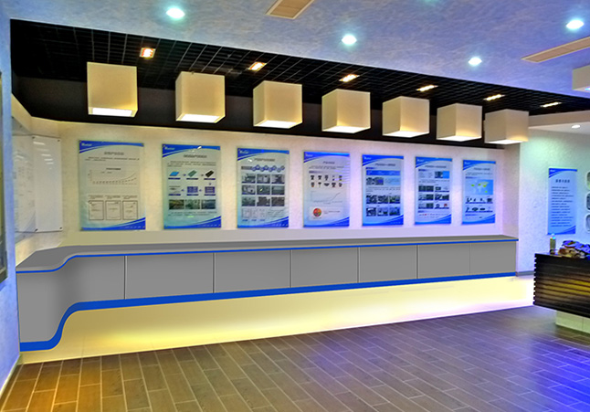 微信诺展厅设计及展板制作